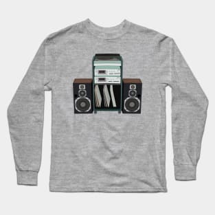 Vintage Classic Stereo System Long Sleeve T-Shirt